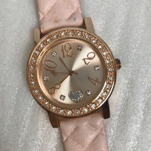 Women’s Fashion Style Pink Gold Watch